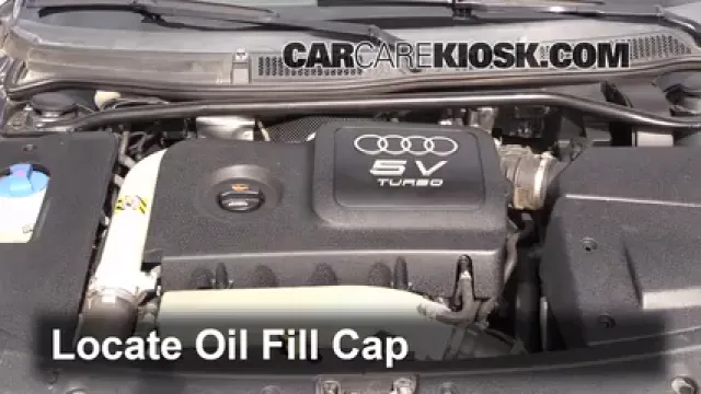 2004 Audi TT Quattro 1.8L 4 Cyl. Turbo Convertible Huile Ajouter de l'huile